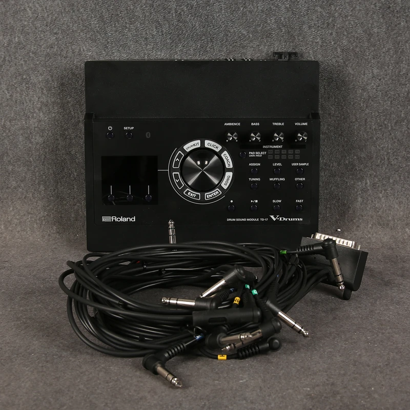 Roland TD-17 Module - Cables - 2nd Hand