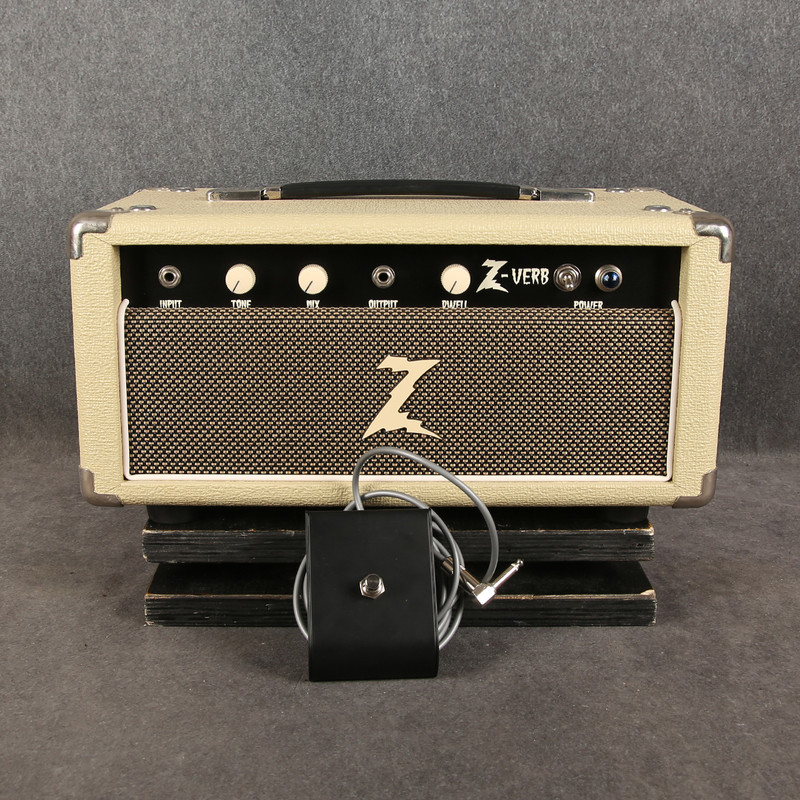 Dr. Z Z-Verb Tube Reverb Head- Cream - Footswitch **COLLECTION ONLY** - 2nd Hand