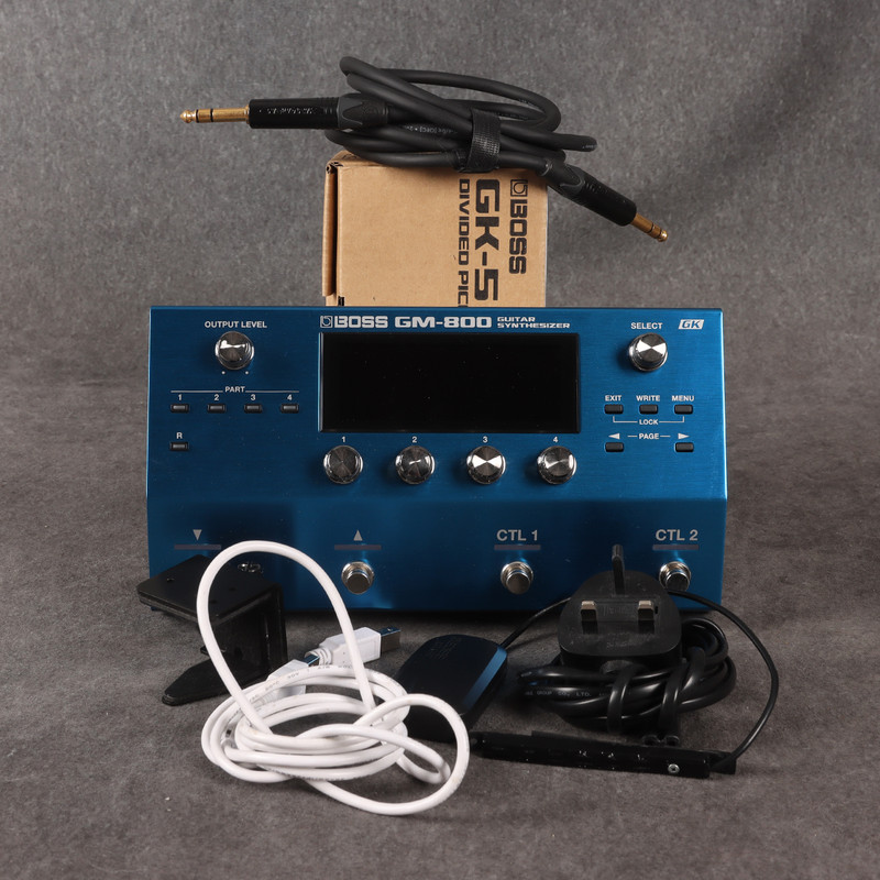 Boss GM-800 Guitar Synth - Roland GK5 Pickup - 2nd Hand