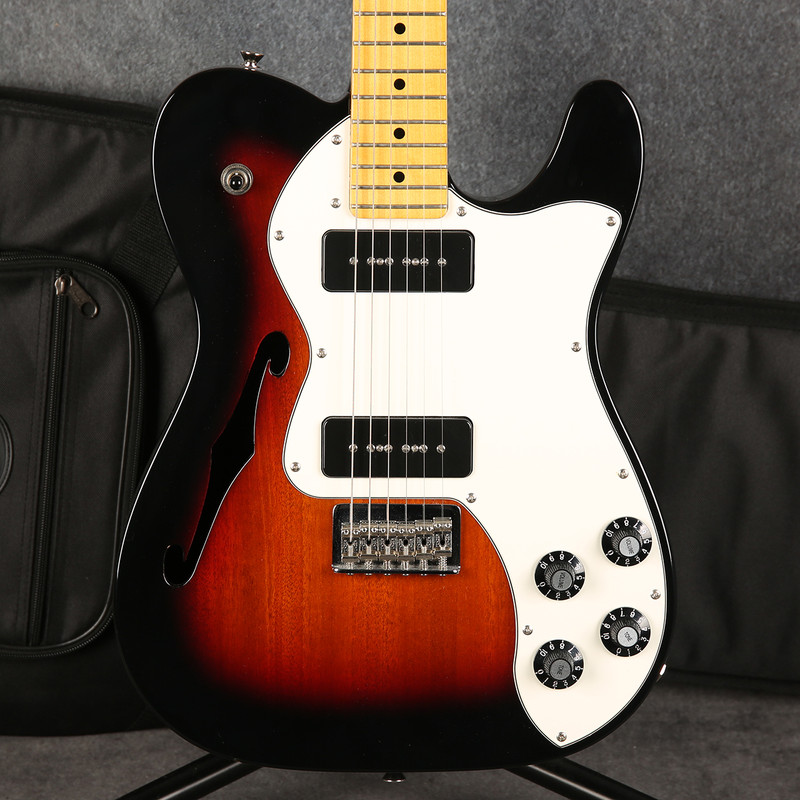 Fender Modern Player Thinline Telecaster - 3 Tone Sunburst - 2nd Hand (169175)