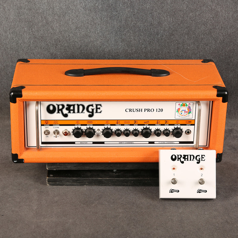 Orange Crush PRO 120 Head - Footswitch - 2nd Hand