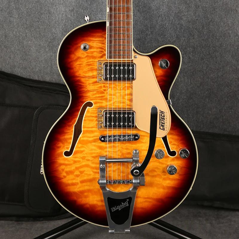 Gretsch G5655T-QM Electromatic Center Block Jr Single-Cut - Sweet Tea - 2nd Hand