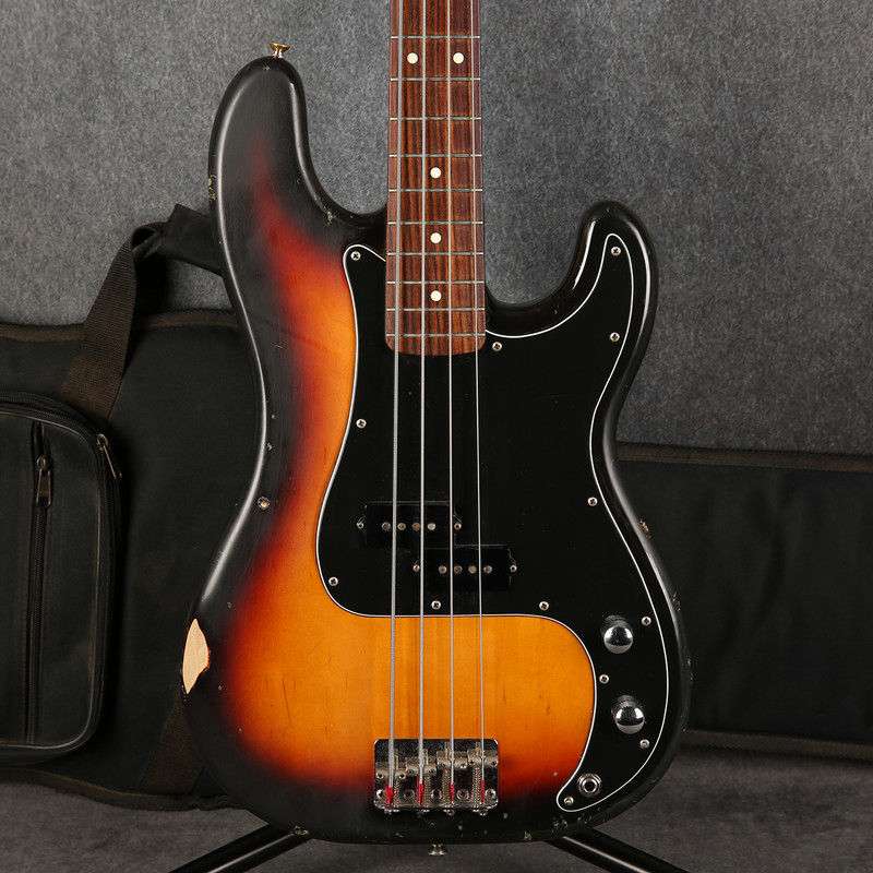 Squier Japan Silver Series Precision Bass - 3 Tone Sunburst - 2nd Hand