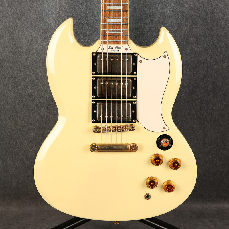 Epiphone G-400 Les Paul (SG) Custom - Antique Ivory - 2nd Hand (167881)