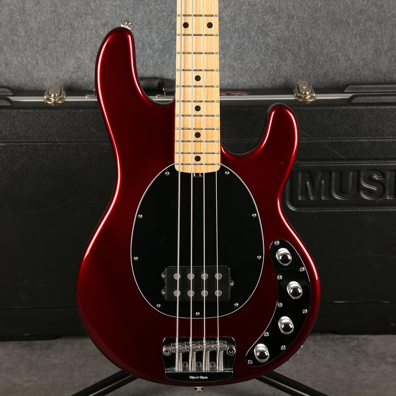 Ernie Ball Music Man StingRay 3 EQ H - Candy Red 2009 - 2nd Hand