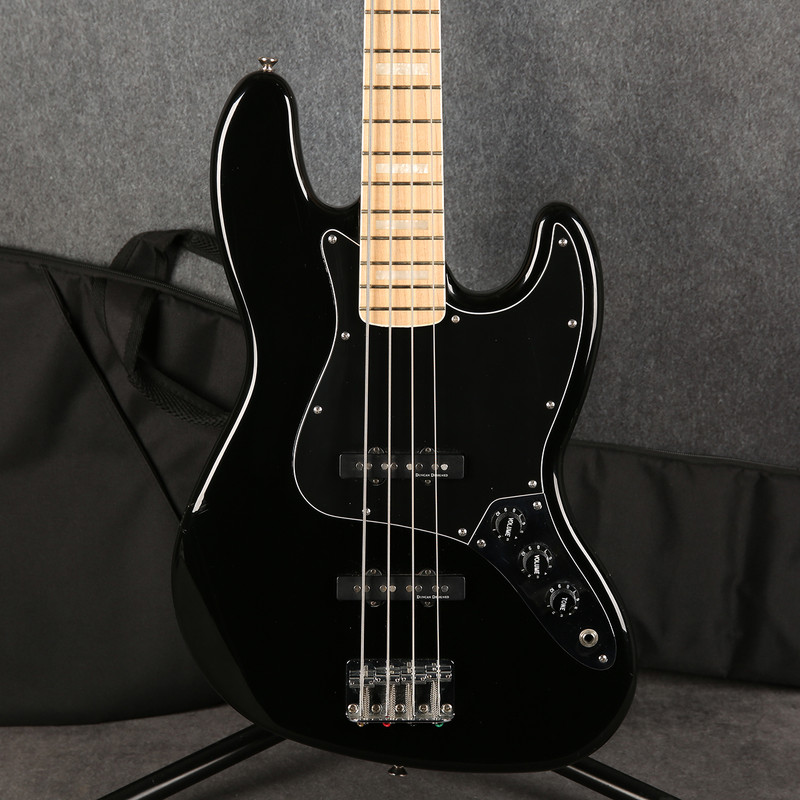 Squier Vintage Modified 77 Jazz Bass Black 2nd Hand | Rich Tone Music