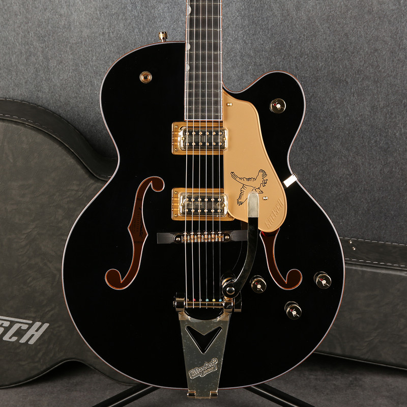 Gretsch Synchromatic Falcon Hollow Body Single-Cut Bigsby - Black - 2nd Hand