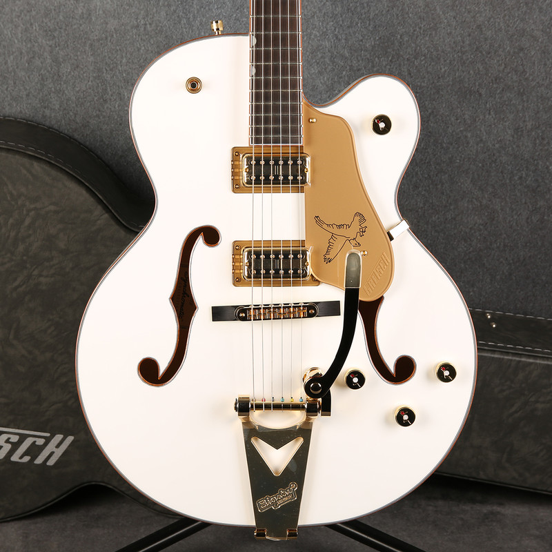 Gretsch Synchromatic Falcon Hollow Body Single Cut Bigsby - White - 2nd Hand