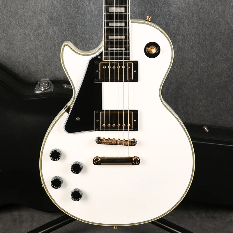 Epiphone Les Paul Custom Left Handed - Alpine White - 2nd Hand