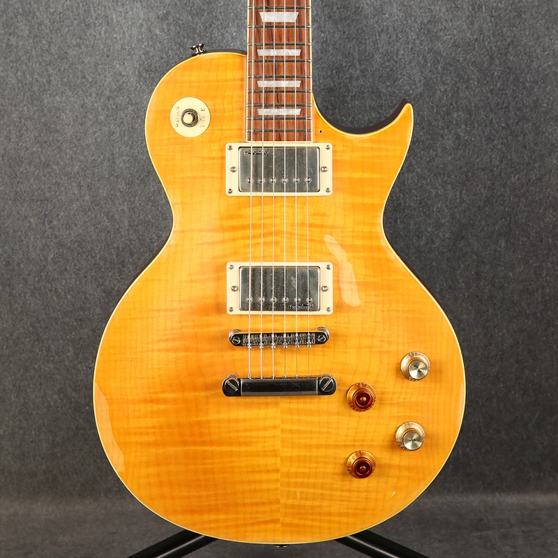 Vintage V100 ICON Electric Guitar Distressed Lemon Drop - 2nd Hand