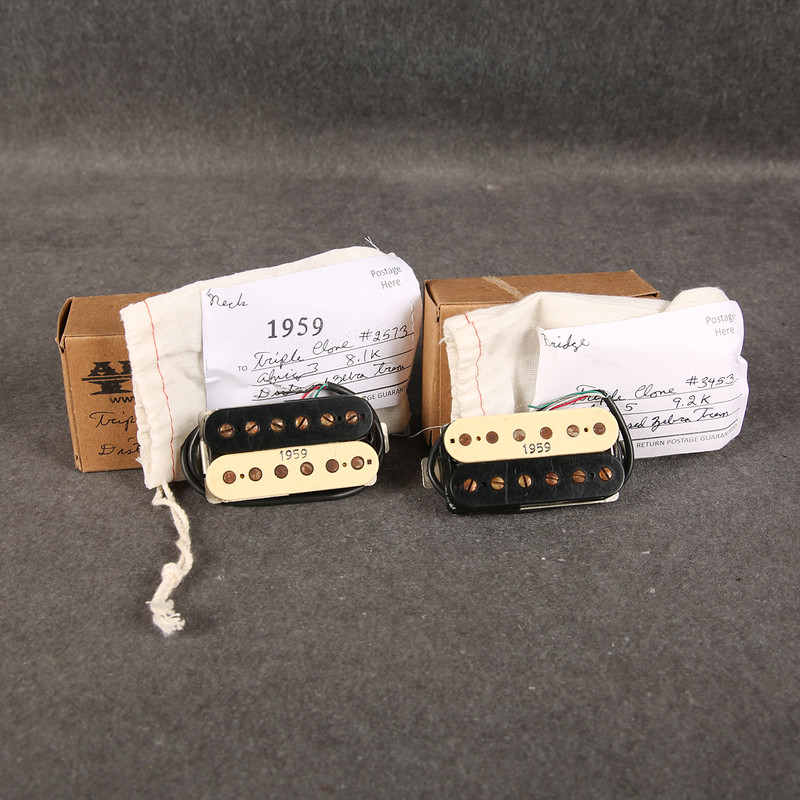 Arcane Inc Triple Clone 59 Humbucker Set Trem Spaced Distressed Zebra - 2nd Hand