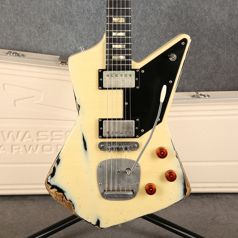 Ben Wasser Guitar Works Shaft - Aged White Over Black - 2nd Hand