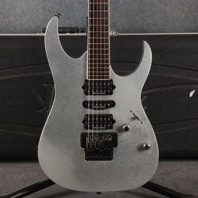 Ibanez RG2570E Prestige - MIJ - Vital Silver - 2nd Hand