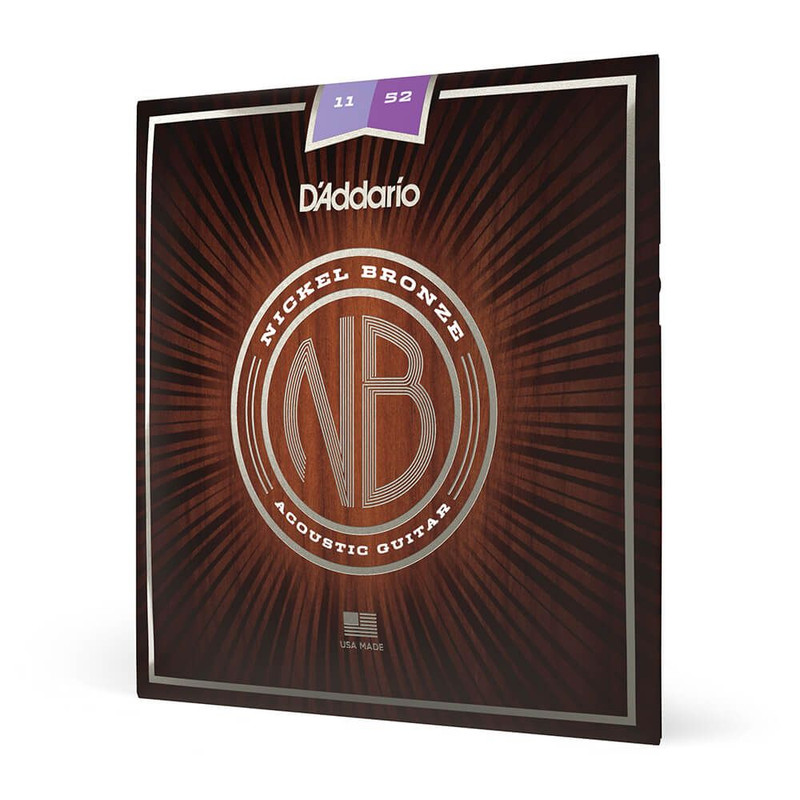Daddario Nickel Bronze NB1152 Custom Light Set, 11-52