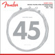 Fender Super 7250ML Nickel Plated Bass Strings, .045-.100