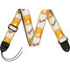 Fender Monogrammed Strap - White/Brown/Yellow Fender Monogrammed Strap - White/Brown/Yellow