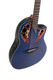 Ovation Celebrity Elite Plus CE44P Mid Cutaway - Blue Transparent Quilt