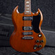 Gibson 1974 SG Deluxe - Worn Brown w/ Hard Case - 2nd Hand
