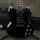 Gibson 50th Anniversary SG Standard 24 - Ebony w/Hard Case - 2nd Hand Gibson 50th Anniversary SG Standard 24 - Ebony w/Hard Case - 2nd Hand