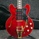 Epiphone Riviera Custom P-93 - Wine Red w/ Hard Case - 2nd Hand