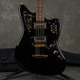Fender MIJ Jaguar Special HH - Black, Gold Hardware w/Gig Bag - 2nd Hand Fender MIJ Jaguar Special HH - Black, Gold Hardware w/Gig Bag - 2nd Hand