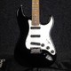 Squier Deluxe Hot Rails Strat - Black w/ Gig Bag - 2nd Hand