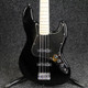 Squier Vintage Modified J-Bass - Black, Duncan Design PUPs - 2nd Hand