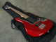 Squier Jaguar Bass Short Scale - Candy Apple Red w/Gig Bag - 2nd Hand