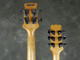 Shergold Double Neck 6 and 4 String - Black w/Hard Case - 2nd Hand Shergold Double Neck 6 and 4 String - Black w/Hard Case - 2nd Hand