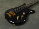 Warwick Custom Thumb 4-String Bass - Black - Dragon Inlay w/Case - 2nd Hand