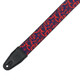 Levy's Skull Series Guitar Strap - Purple & Red Skulls Levy's Skull Series Guitar Strap - Purple & Red Skulls