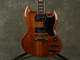 Vintage VS6 Mahogany SG Style Electric Guitar - Brown - 2nd Hand