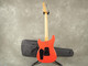 Fret King Elan Super 60 Blue Label - Fiesta Red w/Gig Bag - 2nd Hand