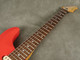 Fret King Elan Super 60 Blue Label - Fiesta Red w/Gig Bag - 2nd Hand