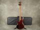 Ibanez SR500E Bass Guitar - Natural Mahogany w/Soft Case - 2nd Hand