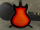 Harley Benton HB-35 Plus - Vintage Burst w/Hard Case - 2nd Hand