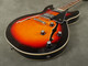 Harley Benton HB-35 Plus - Vintage Burst w/Hard Case - 2nd Hand
