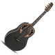 Adamas U581T-SPM Mid-Depth Non-Cutaway - Black Satin Copper Metal Flake