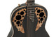 Adamas U581T-SPM Mid-Depth Non-Cutaway - Black Satin Copper Metal Flake