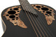 Adamas U581T-SPM Mid-Depth Non-Cutaway - Black Satin Copper Metal Flake