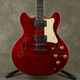 Alden AD133 Semi Acoustic Guitar - Cherry - 2nd Hand
