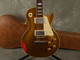 Gibson Custom Shop 1958 Les Paul Standard Reissue Painted Over Series - Gold Top Over Sunburst w/Case - 2nd Hand
