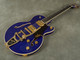Gretsch G6659TG Broadkaster Jr. - Bigsby Azure Metallic w/Hard Case - 2nd Hand