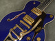 Gretsch G6659TG Broadkaster Jr. - Bigsby Azure Metallic w/Hard Case - 2nd Hand