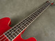 G4M San Francisco Semi-Hollow Bass - Wine Red w/Gig Bag - 2nd Hand