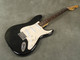 Squier Stratocaster Electric Guitar - Black w/Hard Case - 2nd Hand Squier Stratocaster Electric Guitar - Black w/Hard Case - 2nd Hand