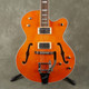 Semi-Acoustic Electric Guitar with Bigsby - Orange - 2nd Hand