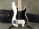 Fender Steve Harris Precision Bass - White w/Gig Bag - 2nd Hand