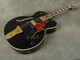 Antoria Jazzstar Semi-Hollow Electric Guitar - Black - 2nd Hand - Used