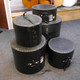 Le Blond Rock Drum Case Set - 12 13 16 22 & 14 Snare - 2nd Hand Le Blond Rock Drum Case Set - 12 13 16 22 & 14 Snare - 2nd Hand